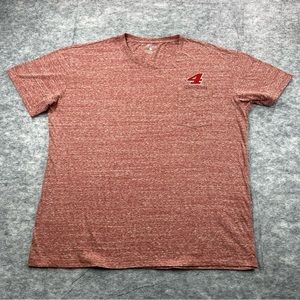 Nascar Mens‎ Kevin Harvick # 4 Red/White Short Sleeve Crew Neck T-Shirt Size XXL